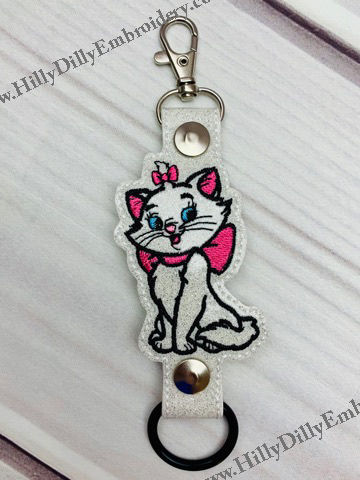 Marie Cat Bottle Holder Digital File