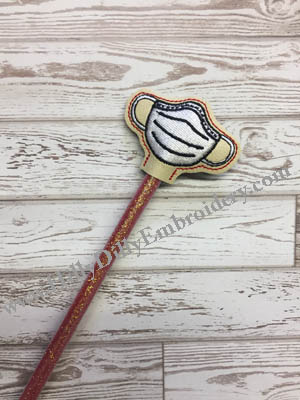 Surgical Mask Pencil Topper Digital Design File