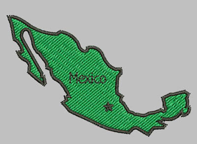 Mexico Eyelet Digital File