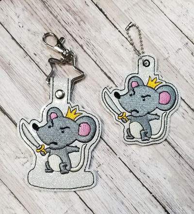 Mouse Sword Snap Tab & Eyelet Digital File