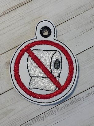No Toilet Paper Eyelet Digital File