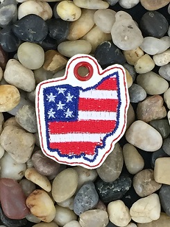 Ohio Patriotic Eyelet Digital File