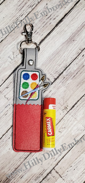 Paint Palette Lip Balm Holder Digital Design