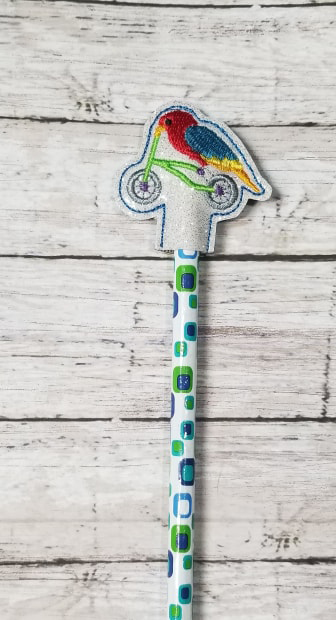 Pencil Circus Bird Topper Digital File