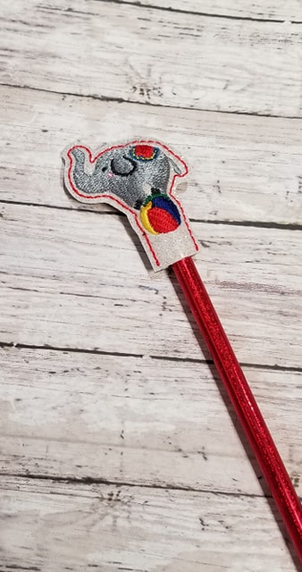Pencil Circus Elephant Topper Digital File