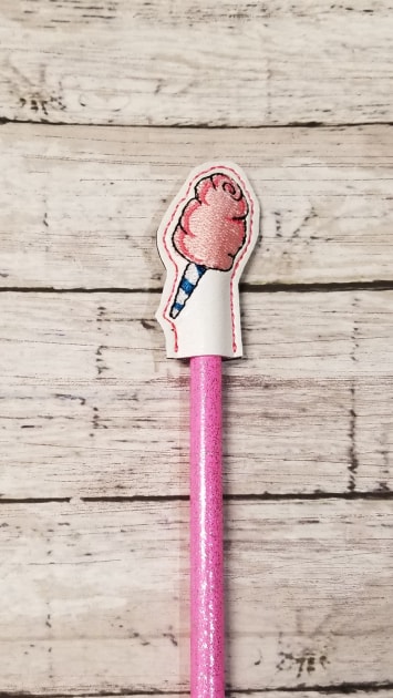 Cotton Candy Pencil Topper Digital File