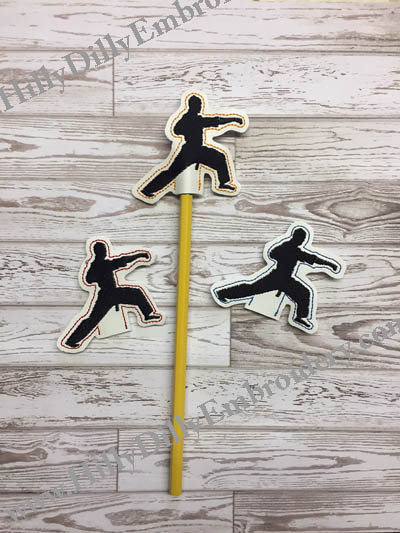 Karate4 Guy Pencil Topper Digital File