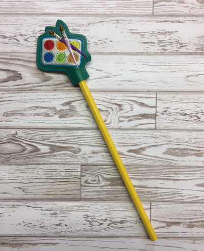 Pencil Topper Paint Palette Digital File