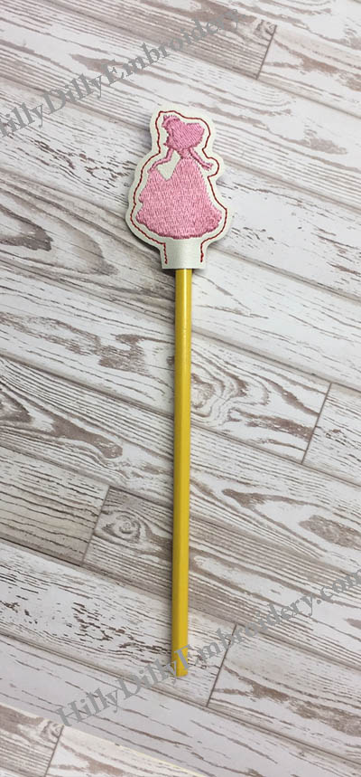 Pencil Sleep Princess Topper Digital Design