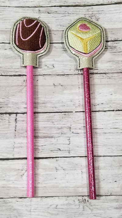 Chocolate 1 Pencil Topper Digital File