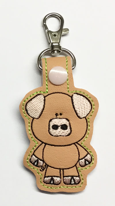 Piggy Vinyl Snap Tab Dogotal File