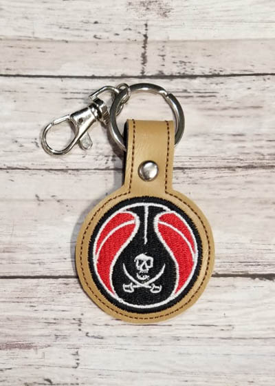 Pirate Basketball Snap Tab Digital File