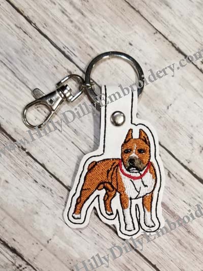 Pitbull Dog Snap Tab Digital File