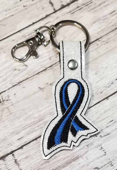 Police Ribbon Snap Tab Digital File