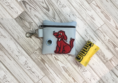 Poo Bag Red Dog 4x4 Digital Design File