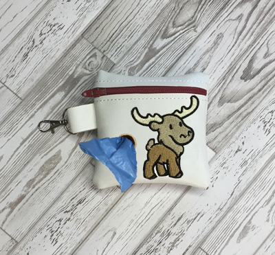 Poo Bag Baby Moose 4x4 Digital Design File