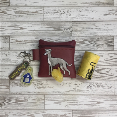 Poo Bag Grey Hound2 4x4 Digital Design File