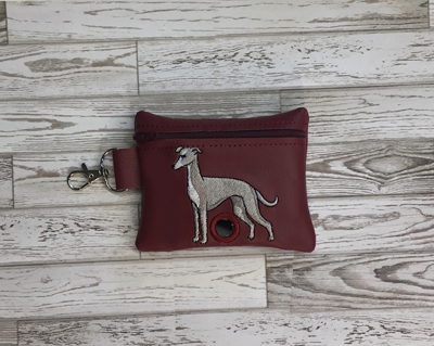 Poo Bag Grey Hound2 5x7 Digital Design File