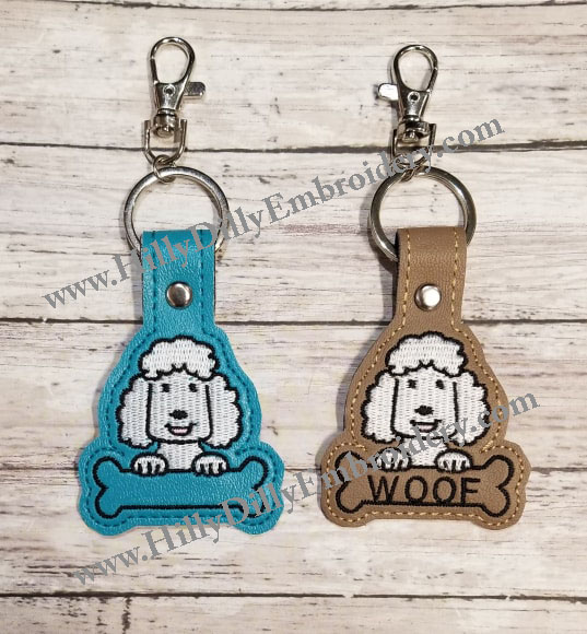 Poodle & Bone Snap Tab Digital File