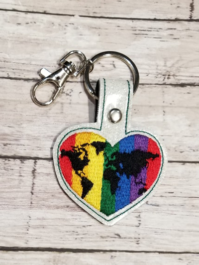 Pride Earth Heart Snap Tab Digital File