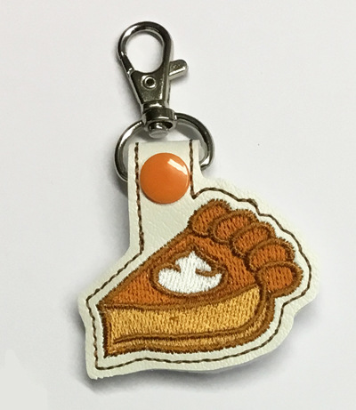 Pumpkin Pie Slice Snap Tab Digital File