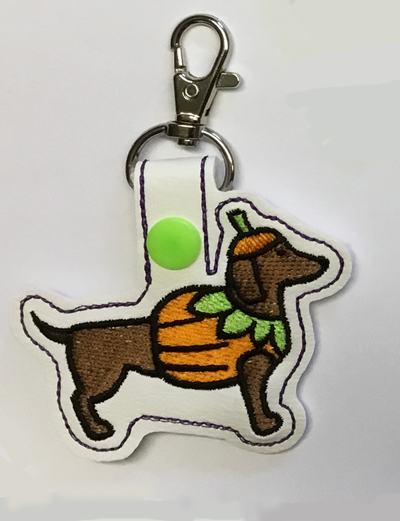 Pumpkin Weenie Snap Tab Digital File