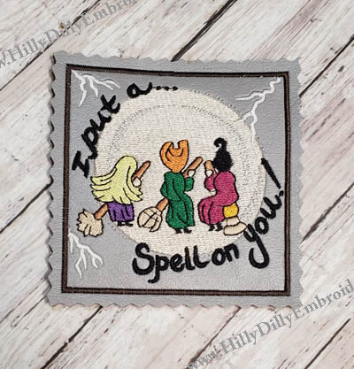 I Put a Spell on You 4x4 Digital Design