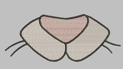 Rabbit1 Nose Quick Stitch 4x4 Digital Design