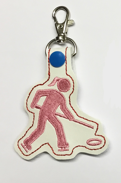 Ringette Girl Snap Tab Digital File
