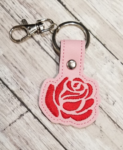 Rose Stencil Snap Tab Digital File