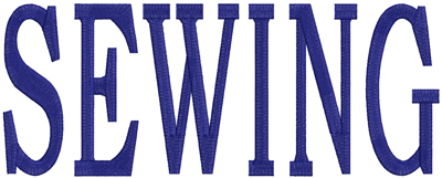 SEWING Word Digital Design File