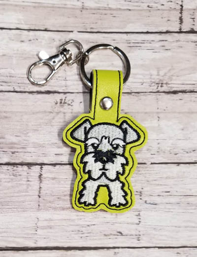 Schnoodle Dog Snap Tab Digital File