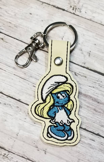 Blue Girl Snap Tab Digital File