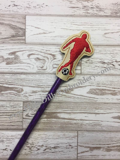 Soccer Silo Pencil Topper Digital Design File