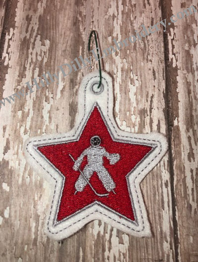 Star Hockey Goalie EYelet Digital File