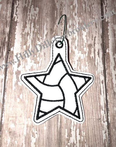 Star Volleyball Eyelet Digital File
