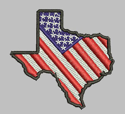 Texas Patriotic State Eyelet Digital File
