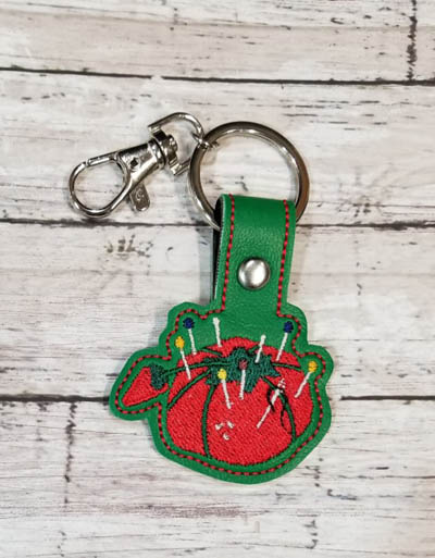 Tomato Pin Cushion Snap Tab Digital File