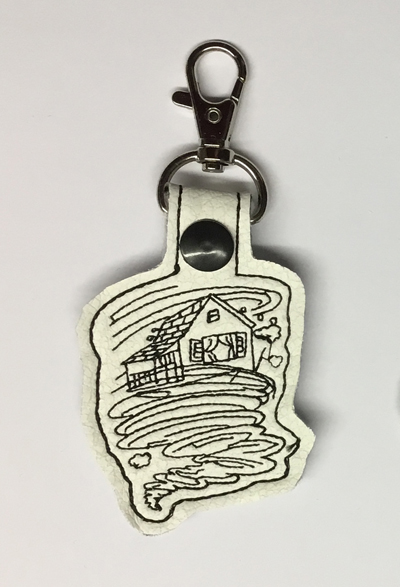 Tornado House Snap Tab Digital File