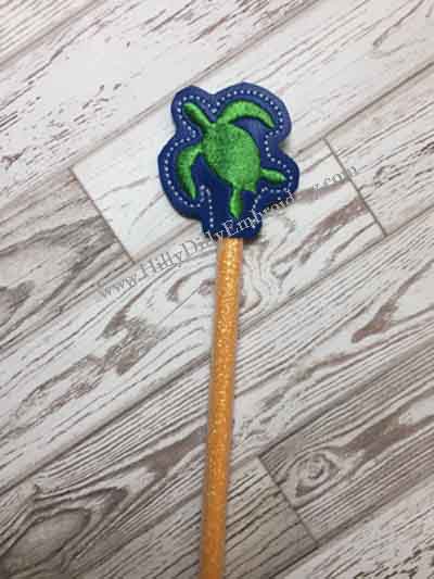 Turtle Silo Pencil Topper Digital Design File