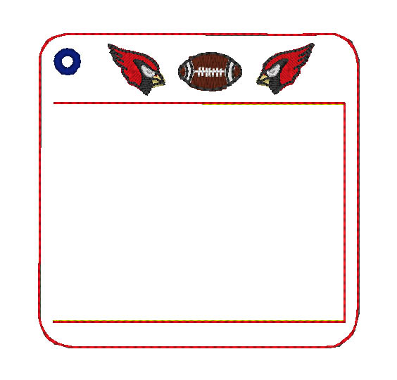 Vaccine Card Holder Cardinals Football