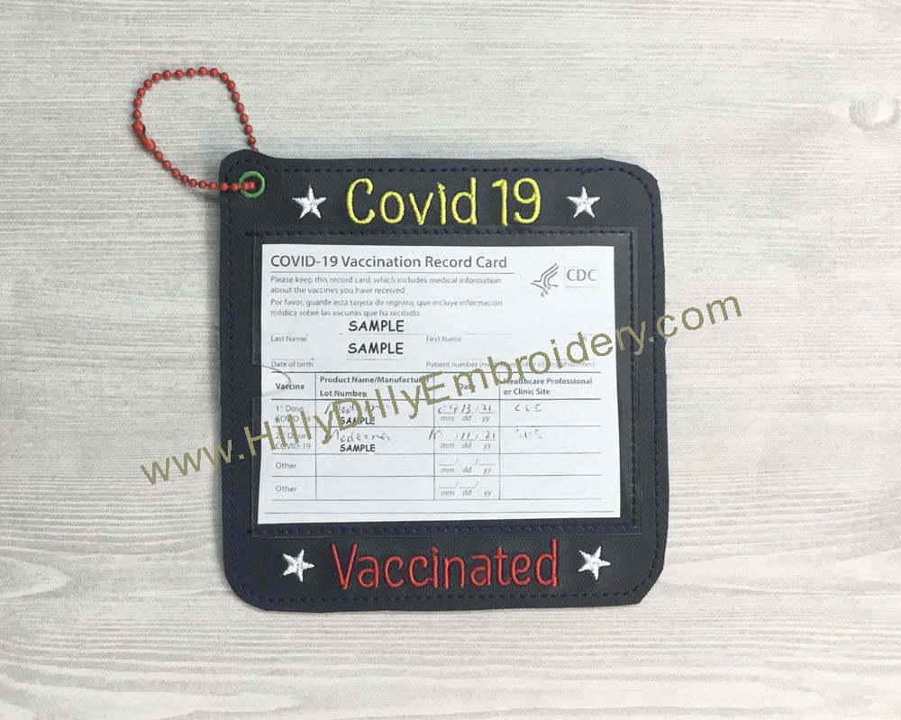 Vaccine Card Holder- Covid 19 Digital Design File