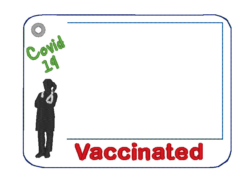 Vaccine Card Holder Doctor Girl