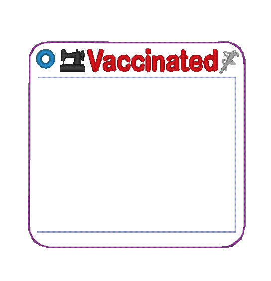 Vaccine Card Holder Sewing1