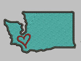 Washington State Eyelet Digital File
