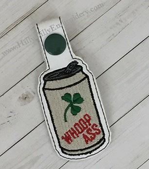 Whoop Ass Shamrock Snap Tab Digital File