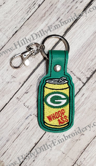 Whoop Ass Can Green Snap Tab Digital File
