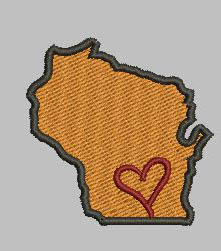 Wisconsin State Eyelet Digital File