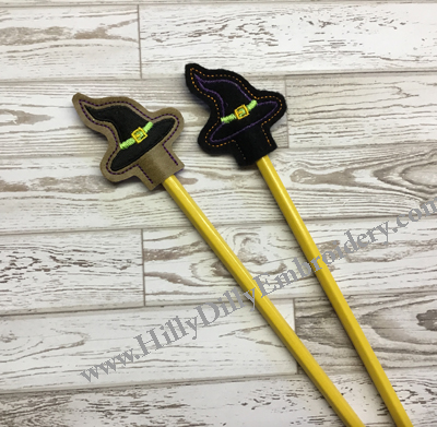 Witch Hat2 Pencil Topper Digital Design File