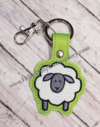 Wool Sheep Snap Tab Digital File